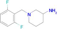 1-[(2,6-difluorophenyl)methyl]piperidin-3-amine