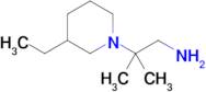 2-(3-Ethylpiperidin-1-yl)-2-methylpropan-1-amine