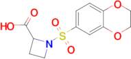 1-(2,3-Dihydro-1,4-benzodioxine-6-sulfonyl)azetidine-2-carboxylic acid