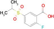 2-Fluoro-5-(propane-2-sulfonyl)benzoic acid