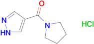 4-(Pyrrolidine-1-carbonyl)-1h-pyrazole hydrochloride