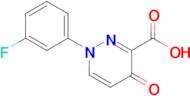 1-(3-Fluorophenyl)-4-oxo-1,4-dihydropyridazine-3-carboxylic acid