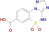 4h-Benzo[e][1,2,4]triazolo[5,1-c][1,2,4]thiadiazine-7-carboxylic acid 5,5-dioxide