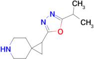 1-[5-(propan-2-yl)-1,3,4-oxadiazol-2-yl]-6-azaspiro[2.5]octane