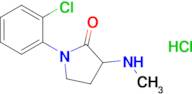 1-(2-Chlorophenyl)-3-(methylamino)pyrrolidin-2-one hydrochloride