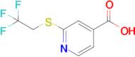 2-[(2,2,2-trifluoroethyl)sulfanyl]pyridine-4-carboxylic acid