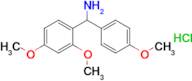 (2,4-Dimethoxyphenyl)(4-methoxyphenyl)methanamine hydrochloride