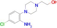 2-[4-(2-amino-4-chlorophenyl)piperazin-1-yl]ethan-1-ol