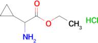 Ethyl 2-amino-2-cyclopropylacetate hydrochloride