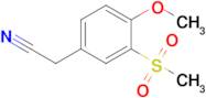 2-(3-Methanesulfonyl-4-methoxyphenyl)acetonitrile