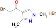 2-Bromo-1-(1,3-dimethyl-1h-pyrazol-4-yl)ethan-1-one hydrobromide