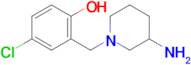 2-[(3-aminopiperidin-1-yl)methyl]-4-chlorophenol