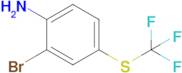 2-Bromo-4-[(trifluoromethyl)sulfanyl]aniline