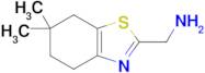 1-(6,6-Dimethyl-4,5,6,7-tetrahydro-1,3-benzothiazol-2-yl)methanamine