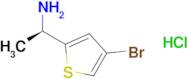 (1r)-1-(4-Bromothiophen-2-yl)ethan-1-amine hydrochloride