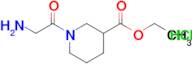 Ethyl 1-(2-aminoacetyl)piperidine-3-carboxylate hydrochloride