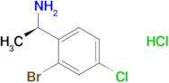 (1r)-1-(2-Bromo-4-chlorophenyl)ethan-1-amine hydrochloride