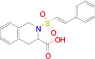 2-[(E)-2-phenylethenesulfonyl]-1,2,3,4-tetrahydroisoquinoline-3-carboxylic acid