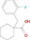 1-[(2-fluorophenyl)methyl]cyclohexane-1-carboxylic acid