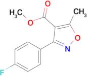 Methyl 3-(4-fluorophenyl)-5-methyl-1,2-oxazole-4-carboxylate