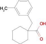 1-[(3-methylphenyl)methyl]cyclohexane-1-carboxylic acid