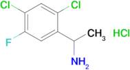 1-(2,4-Dichloro-5-fluorophenyl)ethan-1-amine hydrochloride