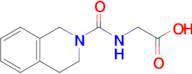 2-[(1,2,3,4-tetrahydroisoquinoline-2-carbonyl)amino]acetic acid