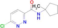 6-Chloro-N-(1-methylcyclopentyl)pyridazine-3-carboxamide