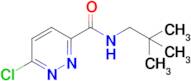 6-Chloro-N-(2,2-dimethylpropyl)pyridazine-3-carboxamide