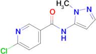 6-Chloro-N-(1-methyl-1h-pyrazol-5-yl)pyridine-3-carboxamide