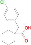 1-[(4-chlorophenyl)methyl]cyclohexane-1-carboxylic acid