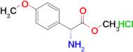 Methyl (2r)-2-amino-2-(4-methoxyphenyl)acetate hydrochloride