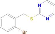 2-{[(2-bromophenyl)methyl]sulfanyl}pyrimidine
