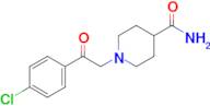 1-[2-(4-chlorophenyl)-2-oxoethyl]piperidine-4-carboxamide