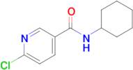 6-Chloro-N-cyclohexylpyridine-3-carboxamide