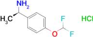 (1r)-1-[4-(difluoromethoxy)phenyl]ethan-1-amine hydrochloride