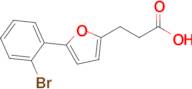 3-[5-(2-bromophenyl)furan-2-yl]propanoic acid