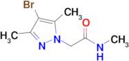 2-(4-Bromo-3,5-dimethyl-1h-pyrazol-1-yl)-N-methylacetamide