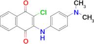 2-Chloro-3-{[4-(dimethylamino)phenyl]amino}-1,4-dihydronaphthalene-1,4-dione