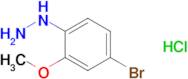 (4-Bromo-2-methoxyphenyl)hydrazine hydrochloride