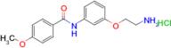 n-[3-(2-aminoethoxy)phenyl]-4-methoxybenzamide hydrochloride
