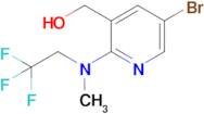 {5-bromo-2-[methyl(2,2,2-trifluoroethyl)amino]pyridin-3-yl}methanol