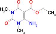 Ethyl 6-amino-1,3-dimethyl-2,4-dioxo-1,2,3,4-tetrahydropyrimidine-5-carboxylate