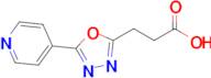 3-[5-(pyridin-4-yl)-1,3,4-oxadiazol-2-yl]propanoic acid