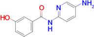 n-(5-Aminopyridin-2-yl)-3-hydroxybenzamide