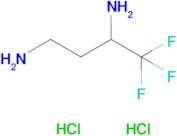 4,4,4-Trifluorobutane-1,3-diamine dihydrochloride