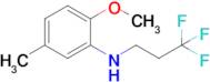 2-Methoxy-5-methyl-N-(3,3,3-trifluoropropyl)aniline