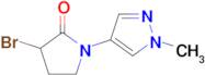 3-Bromo-1-(1-methyl-1h-pyrazol-4-yl)pyrrolidin-2-one