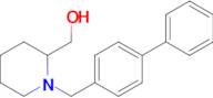 {1-[(4-phenylphenyl)methyl]piperidin-2-yl}methanol