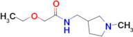 2-Ethoxy-N-[(1-methylpyrrolidin-3-yl)methyl]acetamide